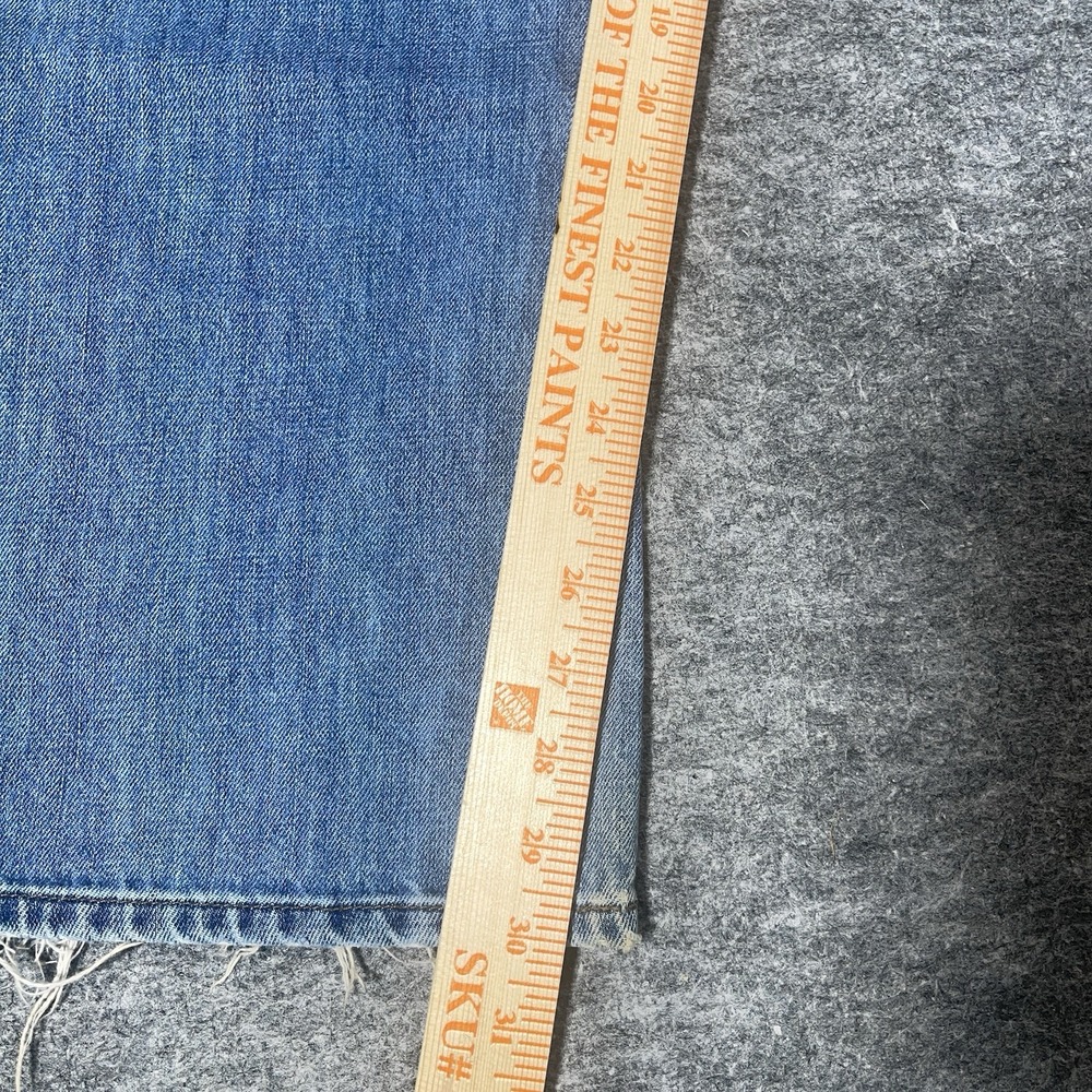 Mavi Jeans Mens 36x32 Blue Matt 337 Boot Cut Low Rise Denim Y2K Baggy Distressed - Picture 9 of 11